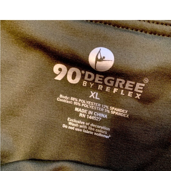 90 Degree by Reflex Fleece-Lined High Rise Leggings - Picture 5 of 6